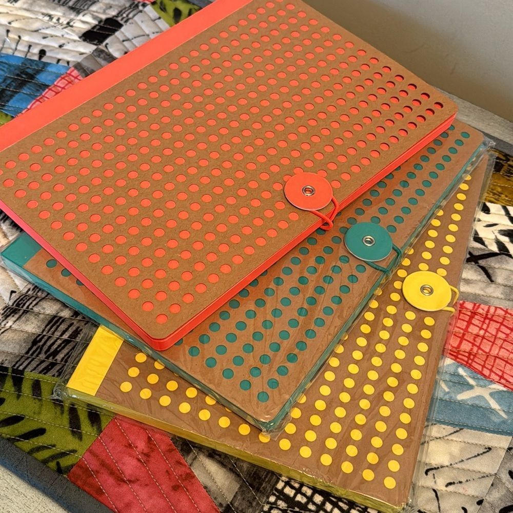 Portico Designs Laser Cut Notebook Journals Set of 3 NWT